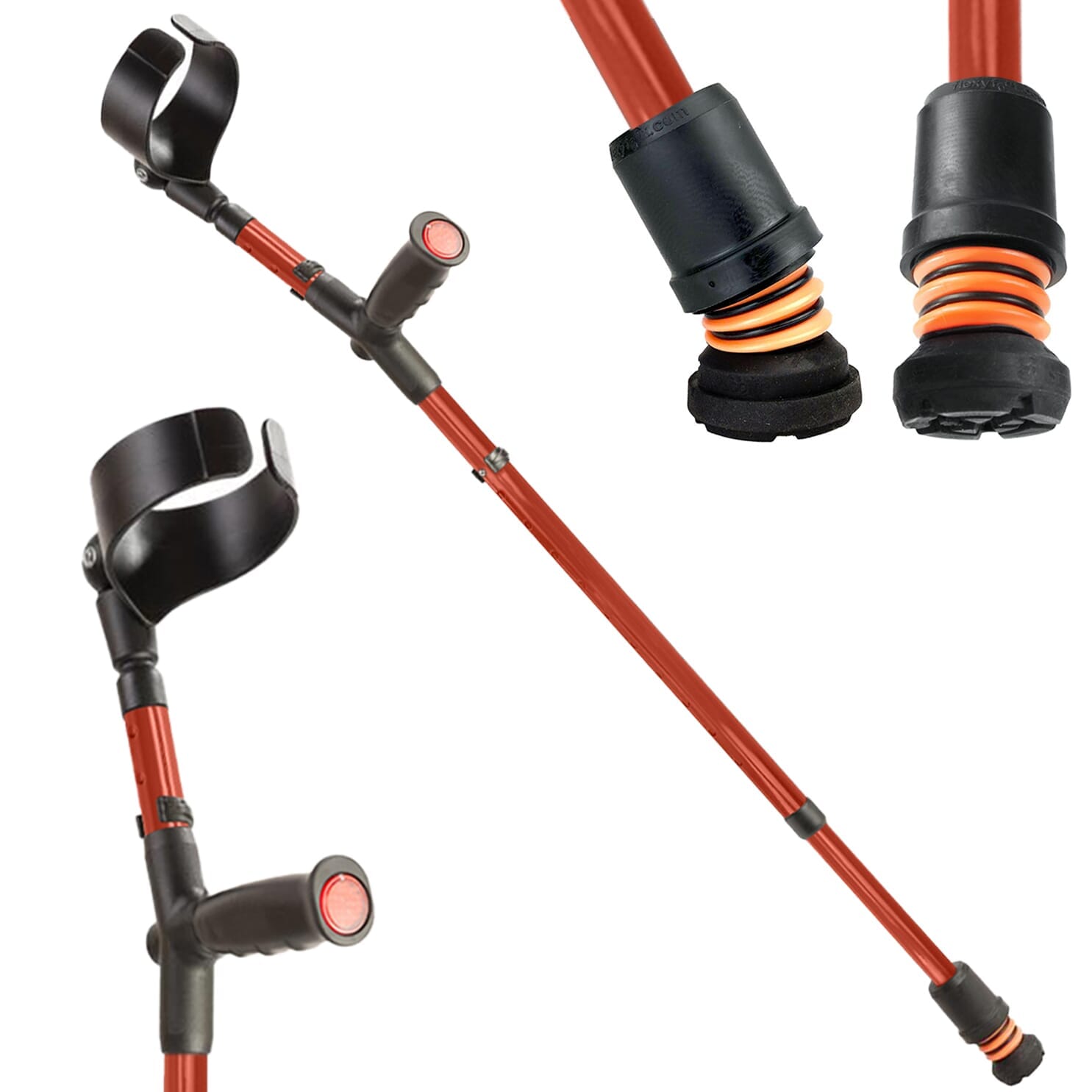 Béquilles double réglable Flexyfoot Soft Grip