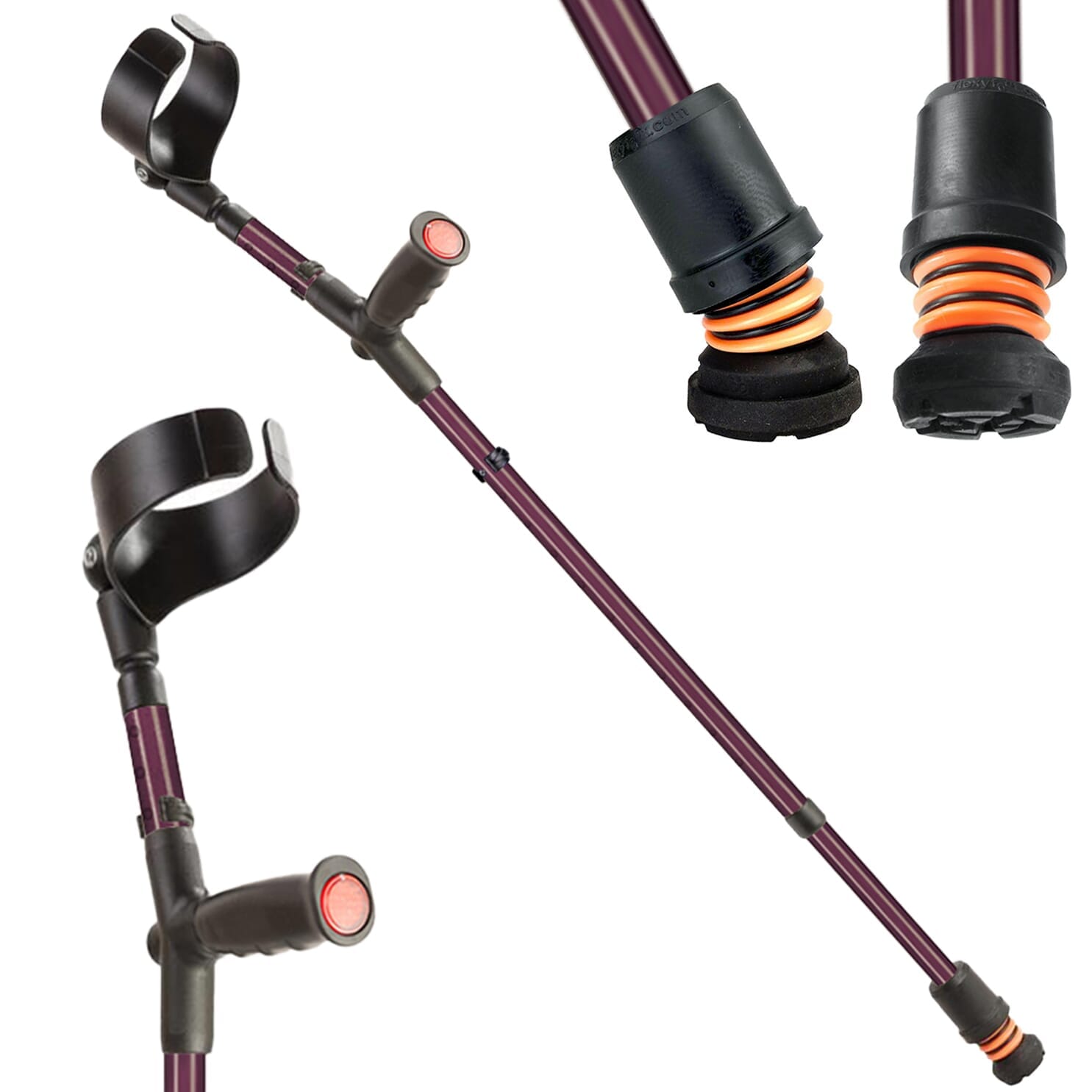 Béquilles double réglable Flexyfoot Soft Grip