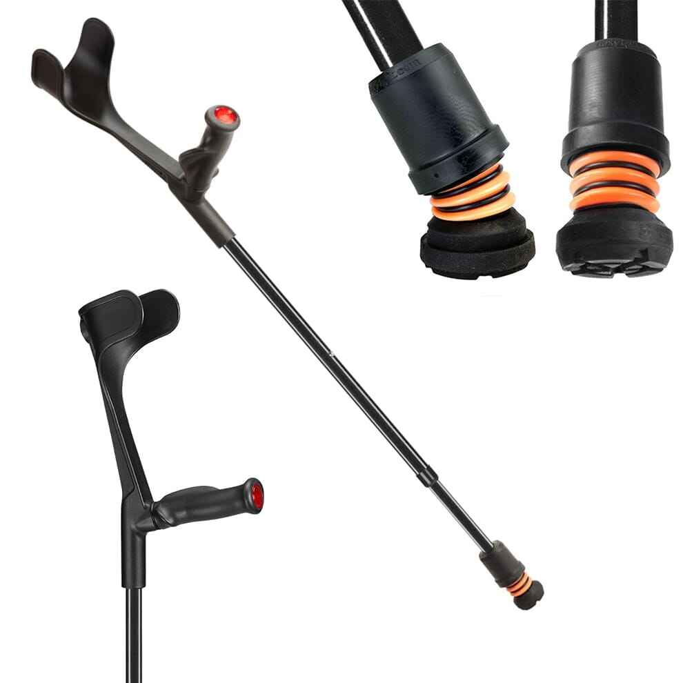 Béquilles Flexyfoot à coudière ouverte Comfort Grip