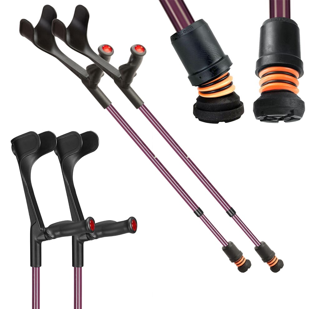 Béquilles Flexyfoot à coudière ouverte Comfort Grip