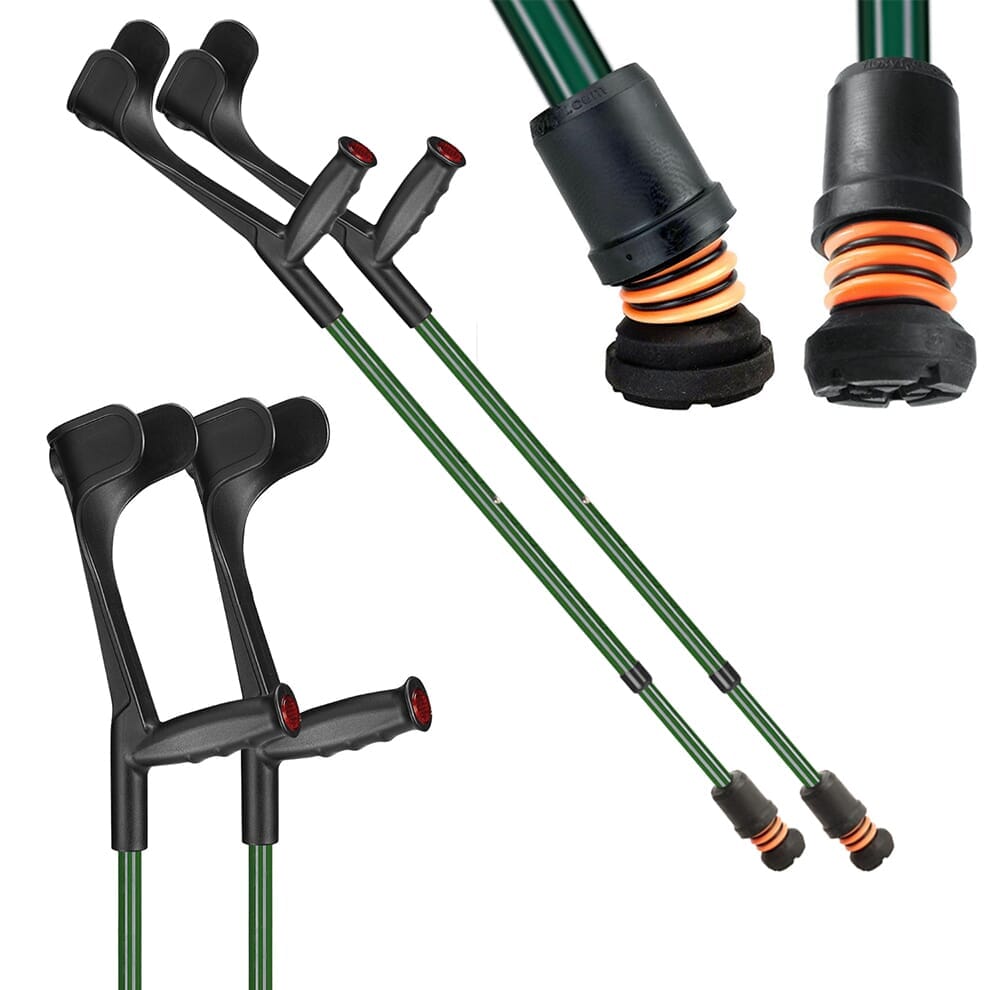 Béquilles Flexyfoot à coudière ouverte Soft Grip