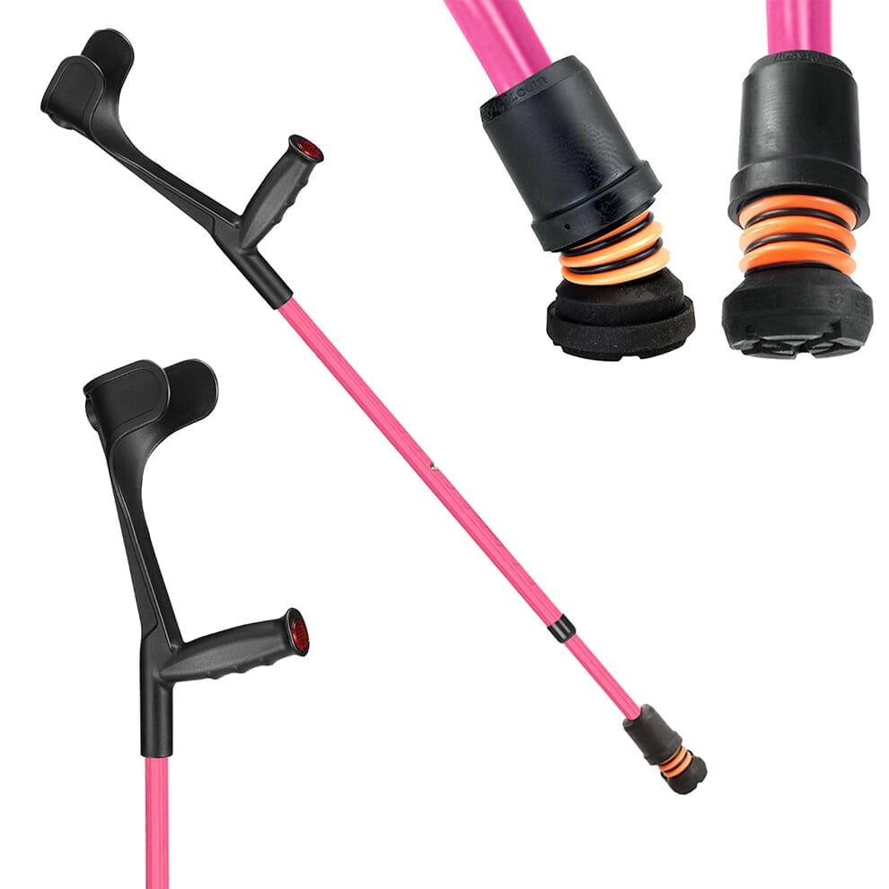 Béquilles Flexyfoot à coudière ouverte Soft Grip