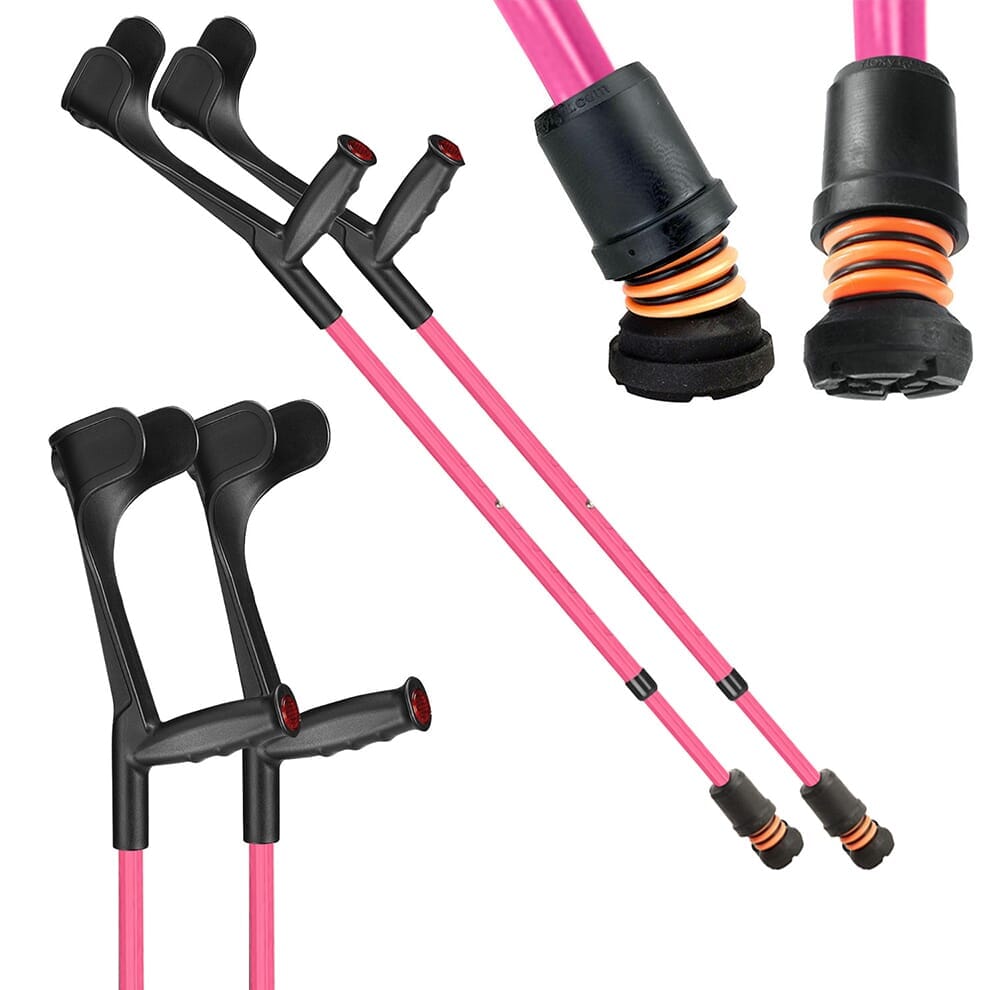 Béquilles Flexyfoot à coudière ouverte Soft Grip