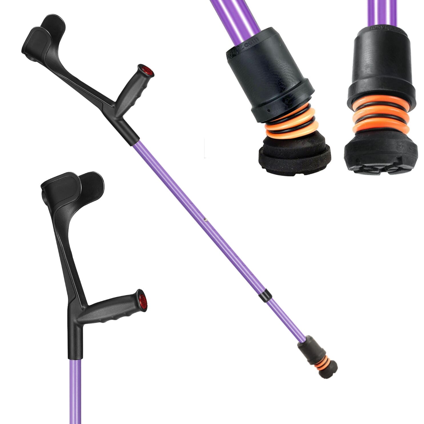 Béquilles Flexyfoot à coudière ouverte Soft Grip