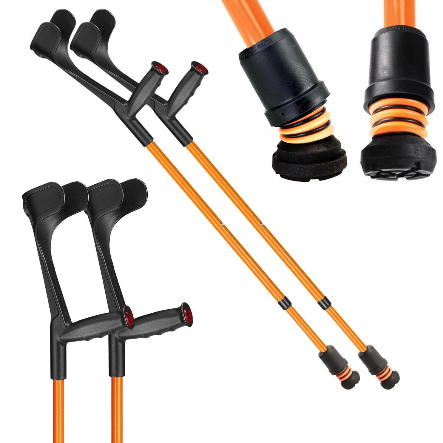 Béquilles Flexyfoot à coudière ouverte Soft Grip