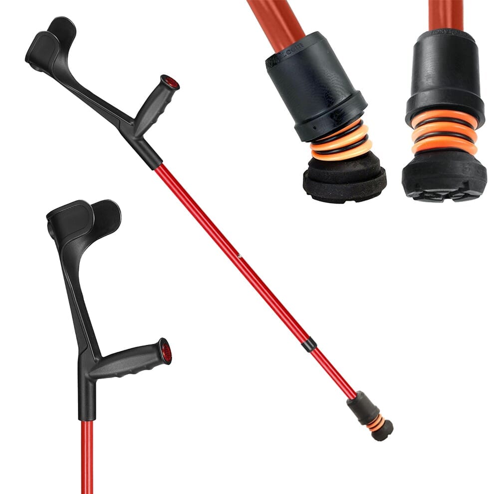 Béquilles Flexyfoot à coudière ouverte Soft Grip