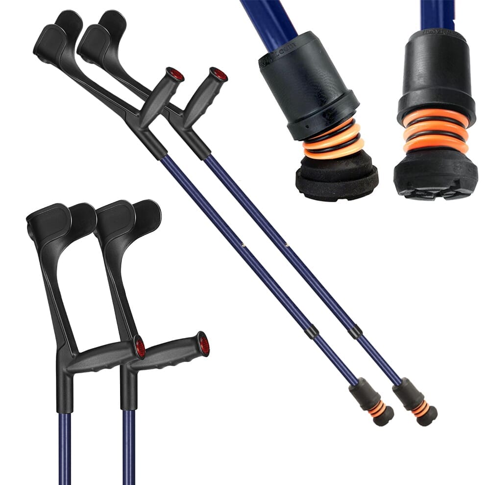 Béquilles Flexyfoot à coudière ouverte Soft Grip