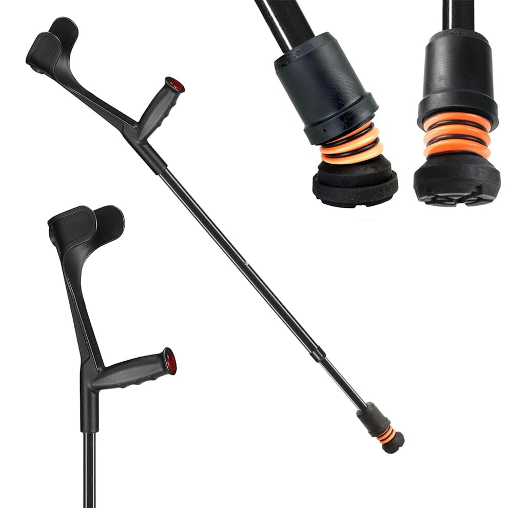 Béquilles Flexyfoot à coudière ouverte Soft Grip