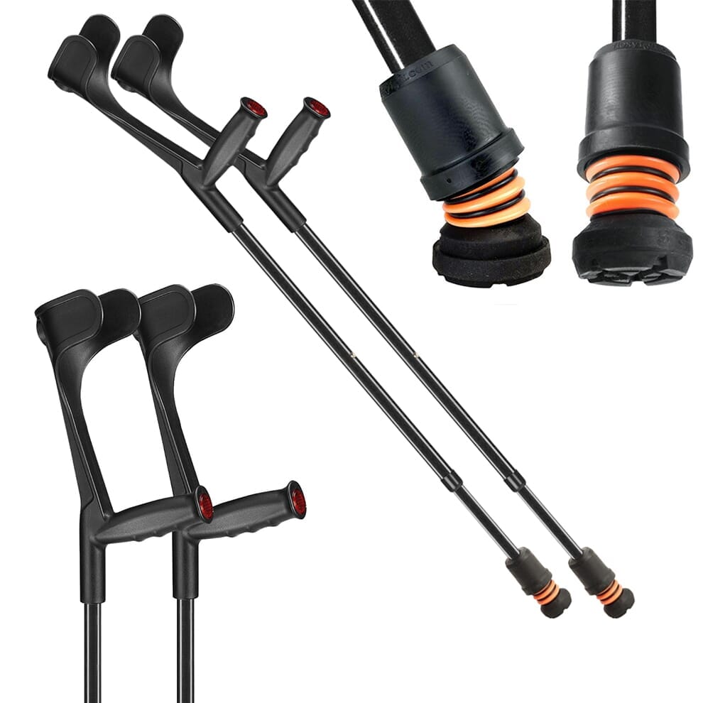 Béquilles Flexyfoot à coudière ouverte Soft Grip