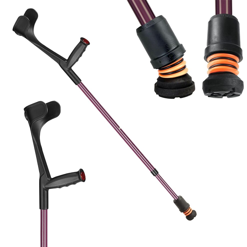 Béquilles Flexyfoot à coudière ouverte Soft Grip