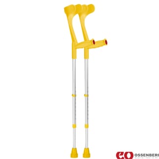 Béquilles Ossenberg à coudières ouvertes Jaune - Paire
