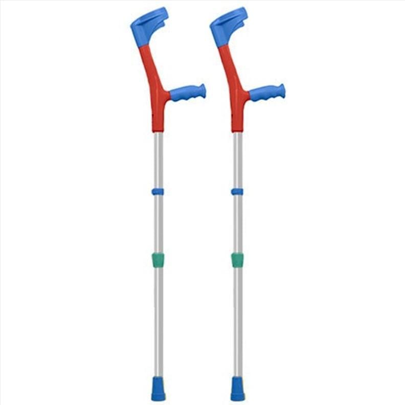 Béquilles pour enfant - Rouge et bleu
