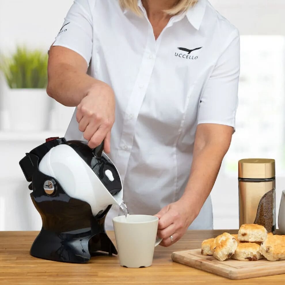 Bouilloire ergonomique à bascule Uccello