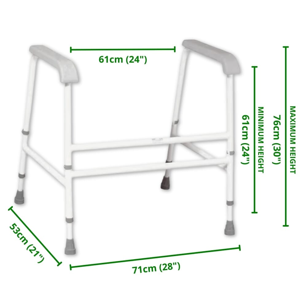 Cadre de toilette extra-large Nuvo