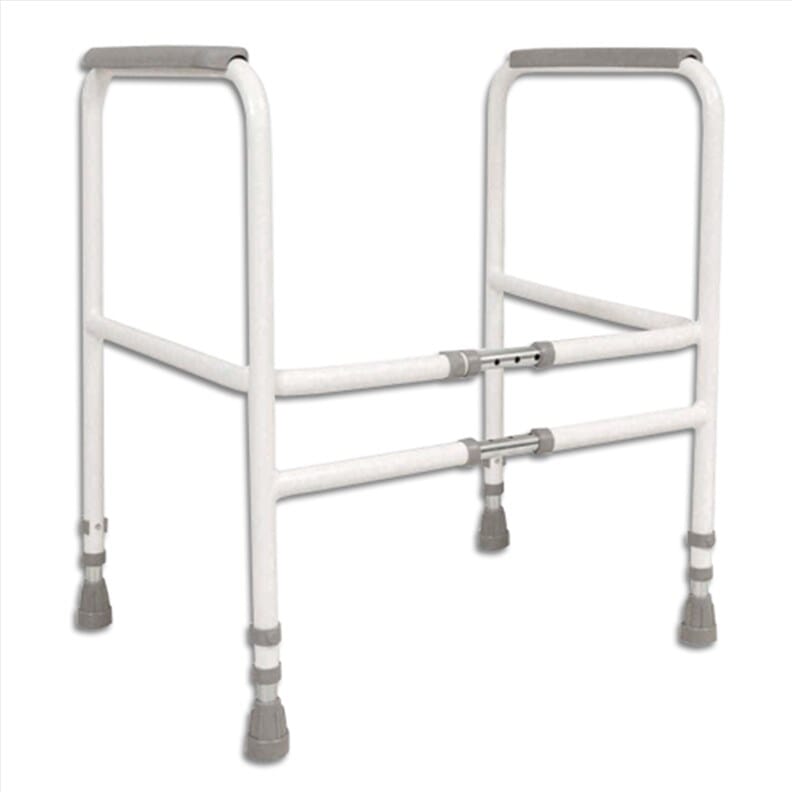 Cadre de toilettes ajustable