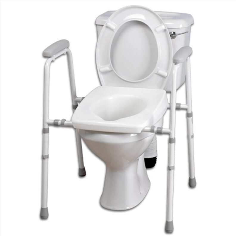Cadre de toilettes entièrement ajustable – Deluxe