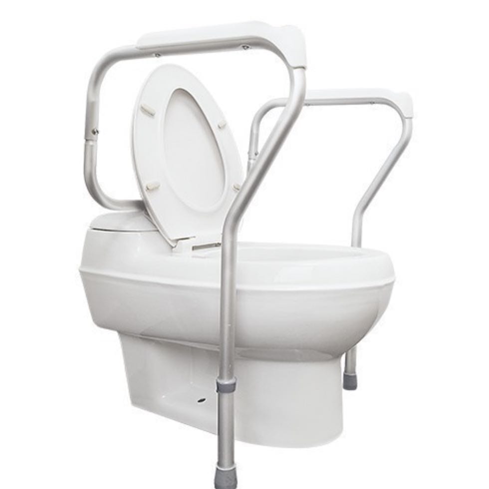 Cadre de toilettes sécurisé