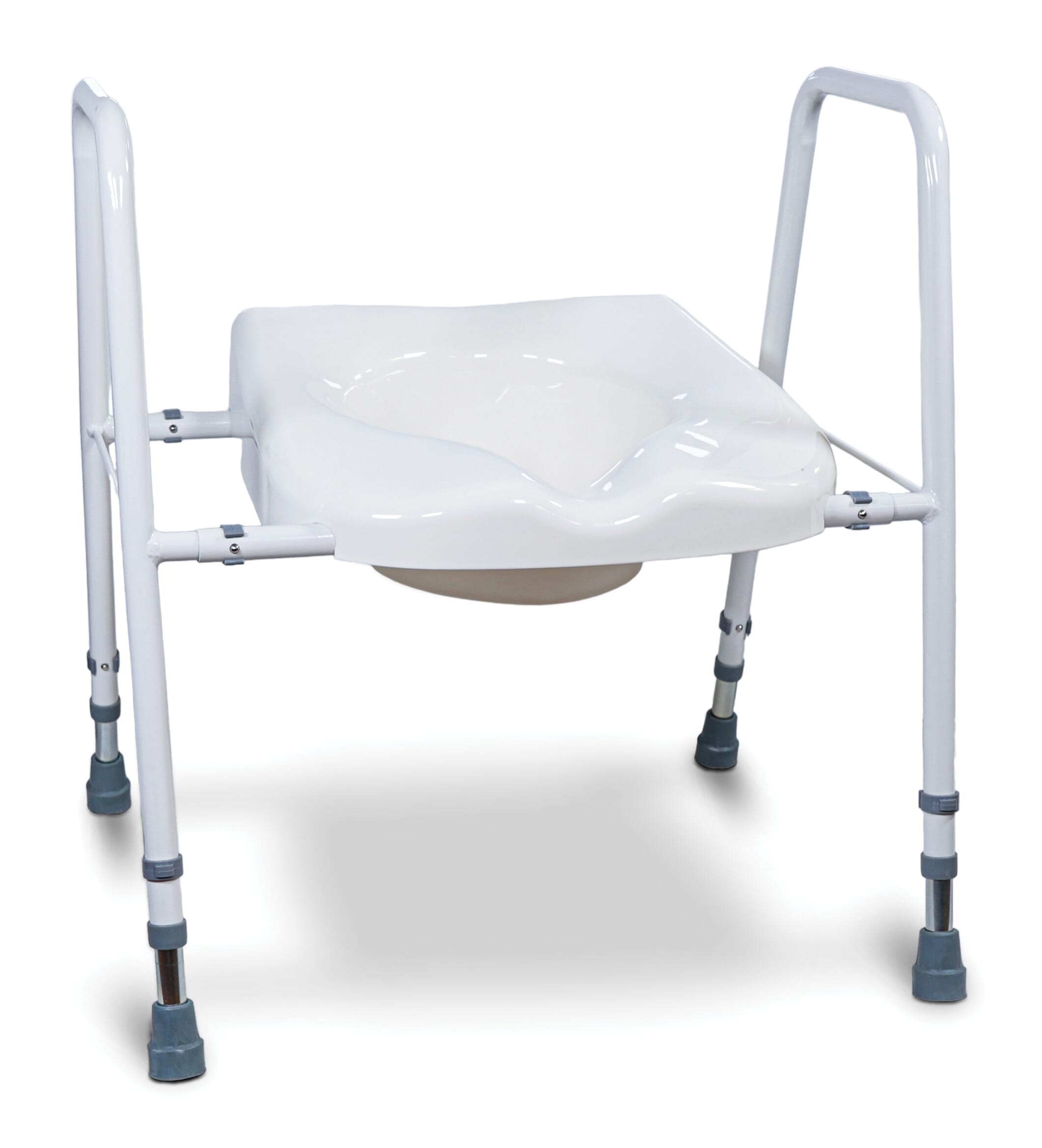 Cadre et rehausseur de toilettes Solo réglable en largeur