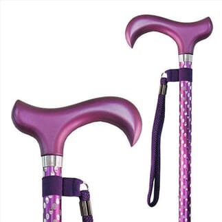 Canne ajustable - Spotty Violet