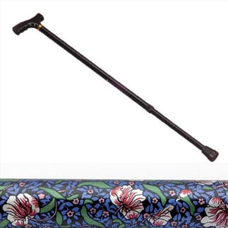 Canne de marche ajustable - motif rose sauvage