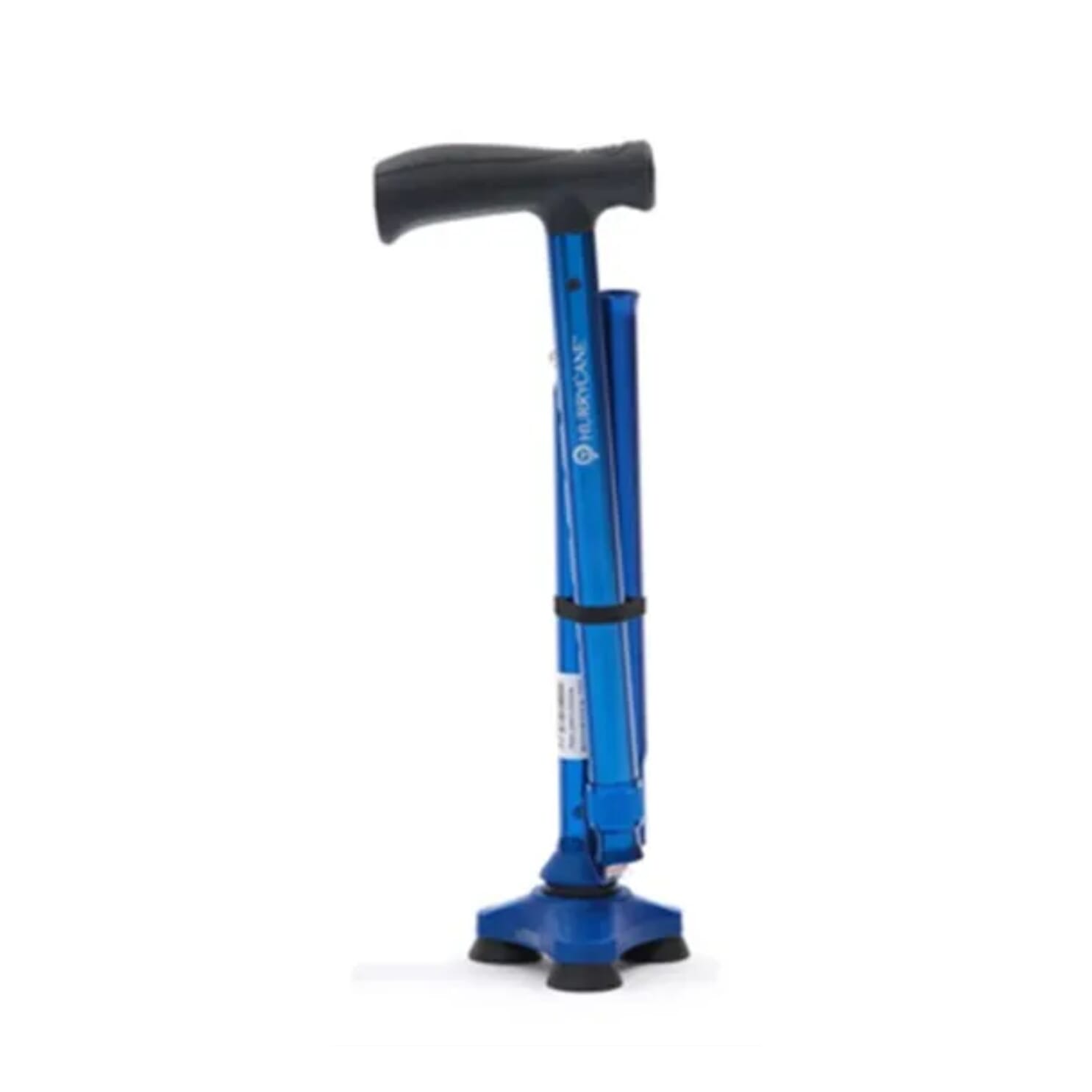 Canne de marche autoportante HurryCane - Bleue