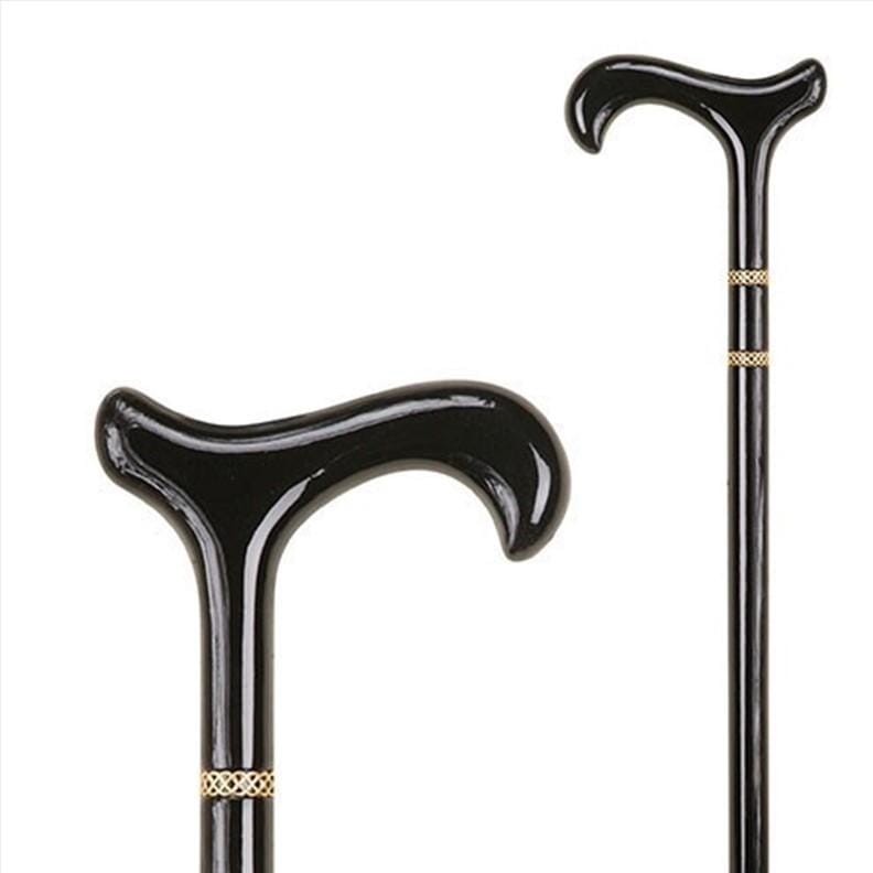 Canne de marche élégante - poignée derby