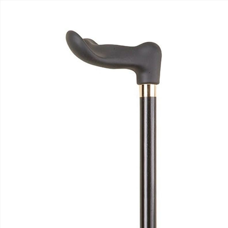 Canne de marche ergonomique en bois