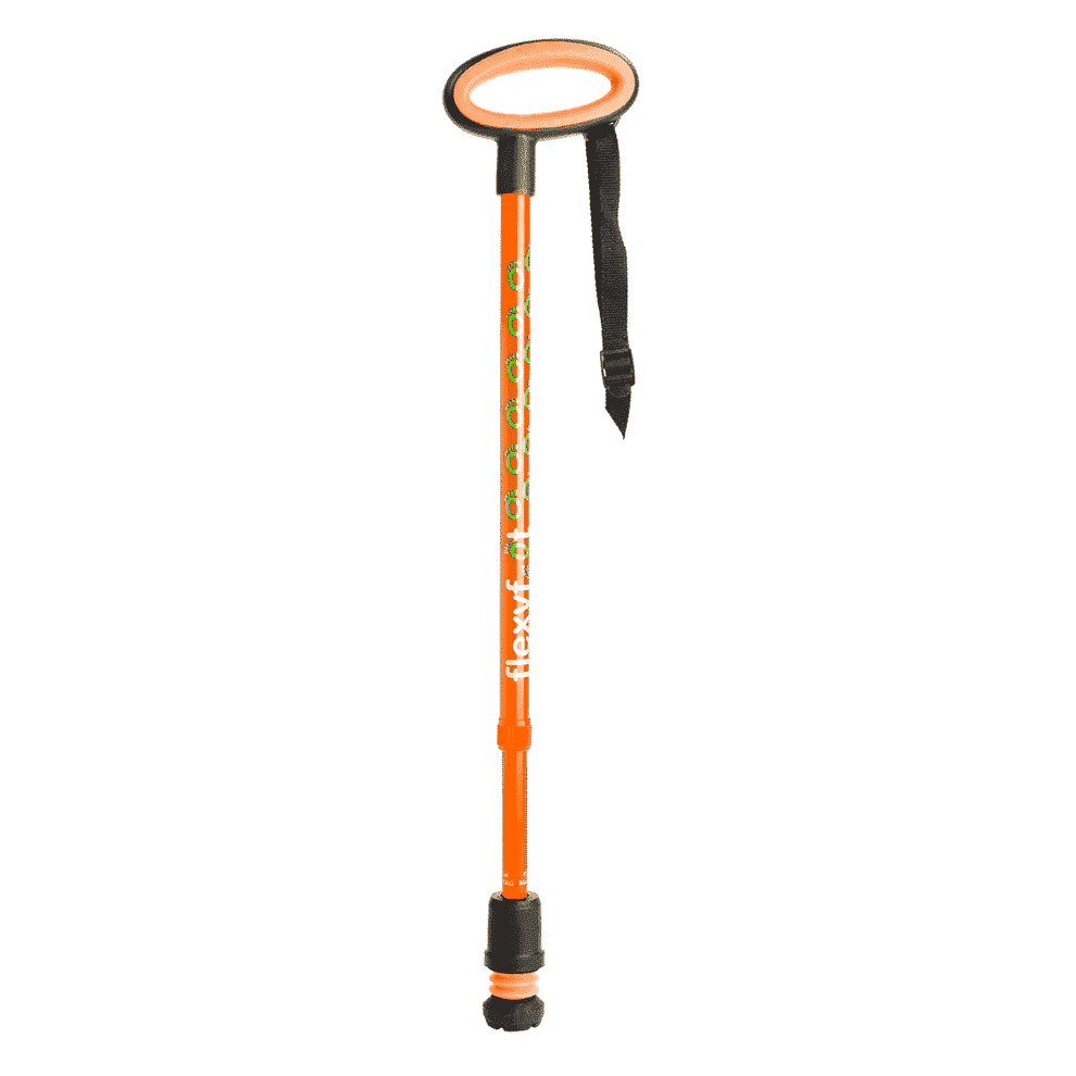 Canne de marche Flexyfoot à poignée ovale