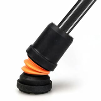 Canne de marche Flexyfoot avec poignée Arthritic Grip - Noir Paire