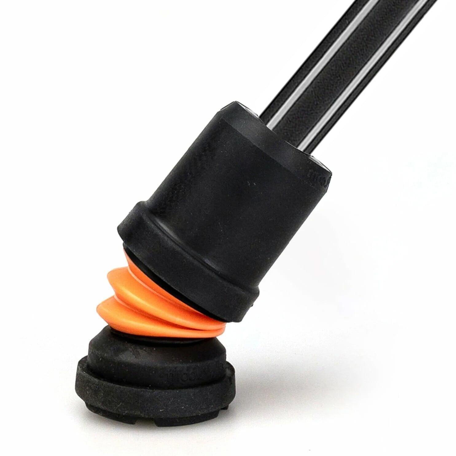 Canne de marche Flexyfoot avec poignée Arthritic Grip - Noir