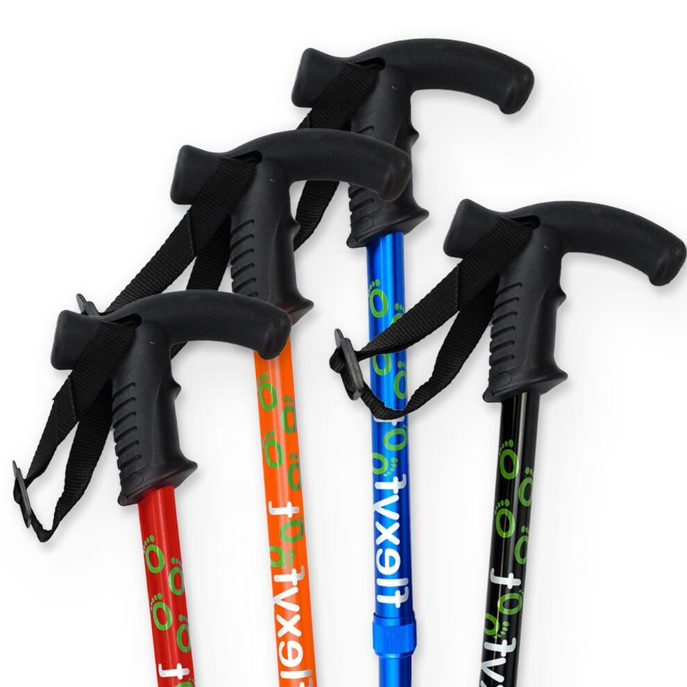 Canne de marche Flexyfoot avec poignée Derby