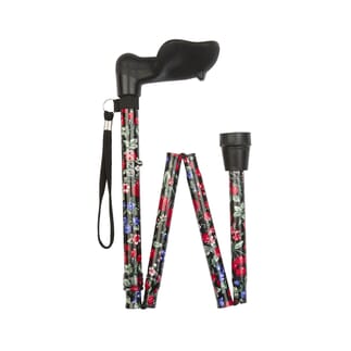 Canne de marche pliable avec poignée anatomique Motif fruit - Main droite