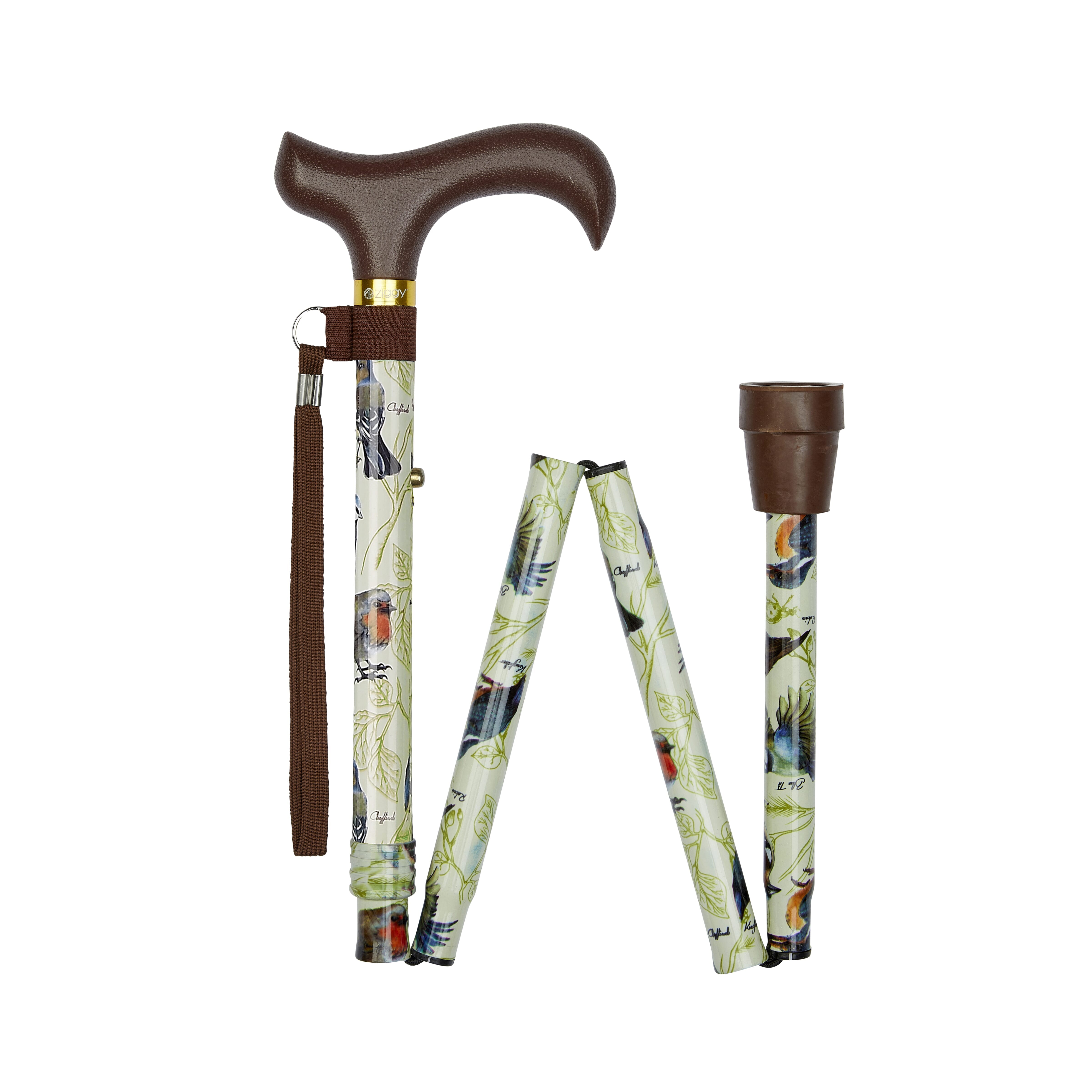 Canne de marche pliante à motif