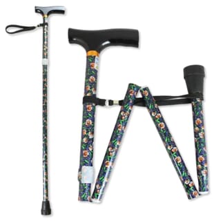 canne de marche pliante Ã  poignÃ©e en T Multicolore Paisley