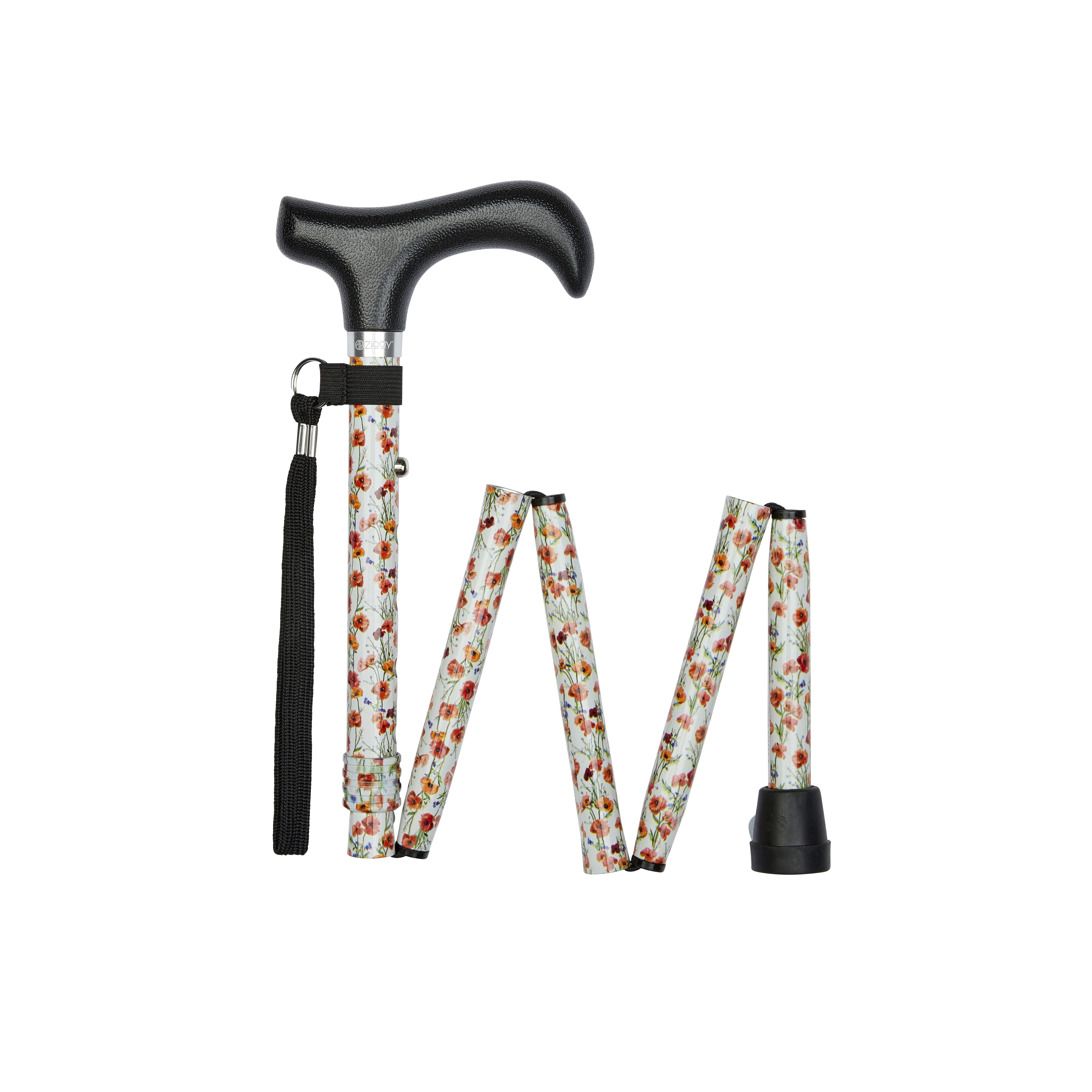 Canne de marche pliante courte