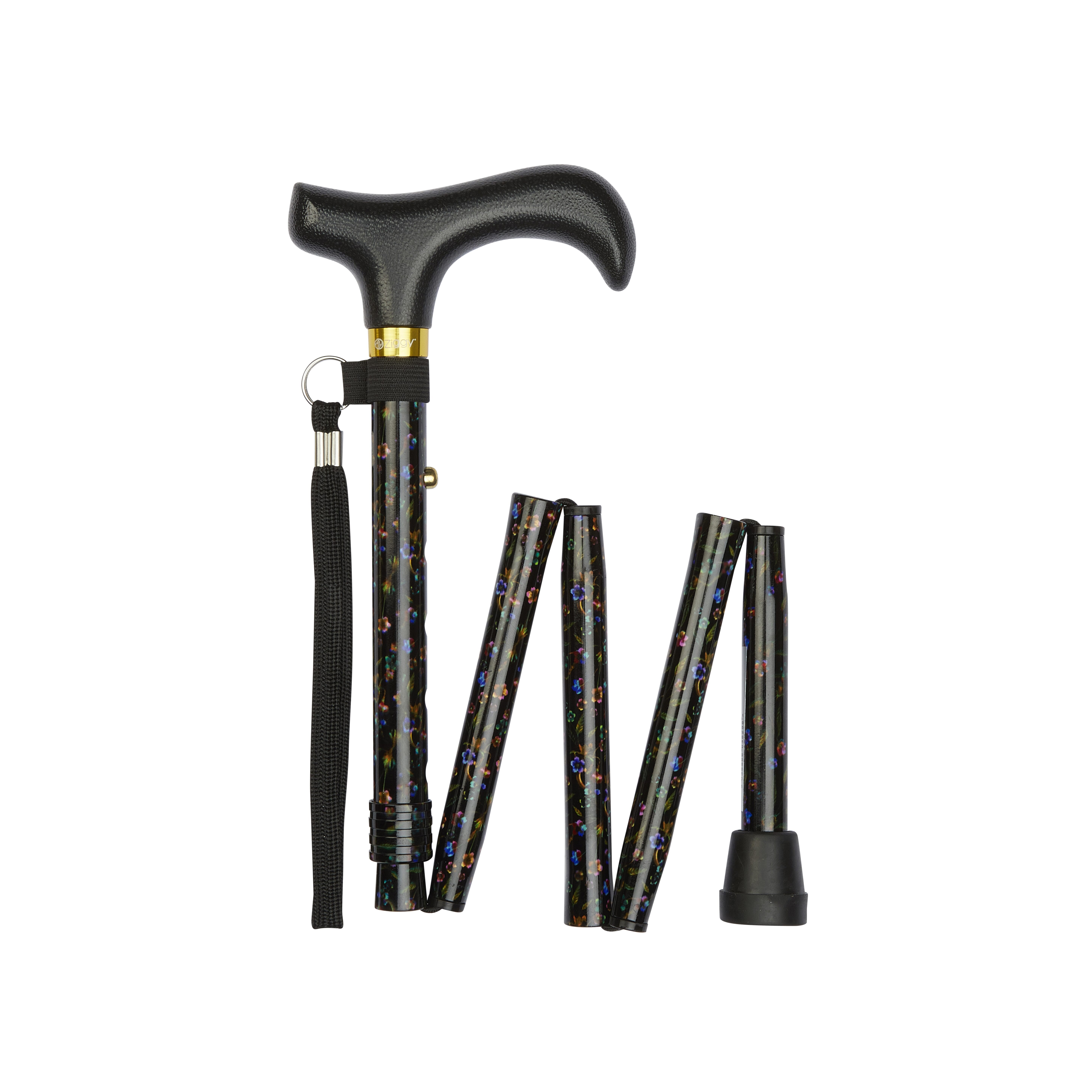 Canne de marche pliante courte