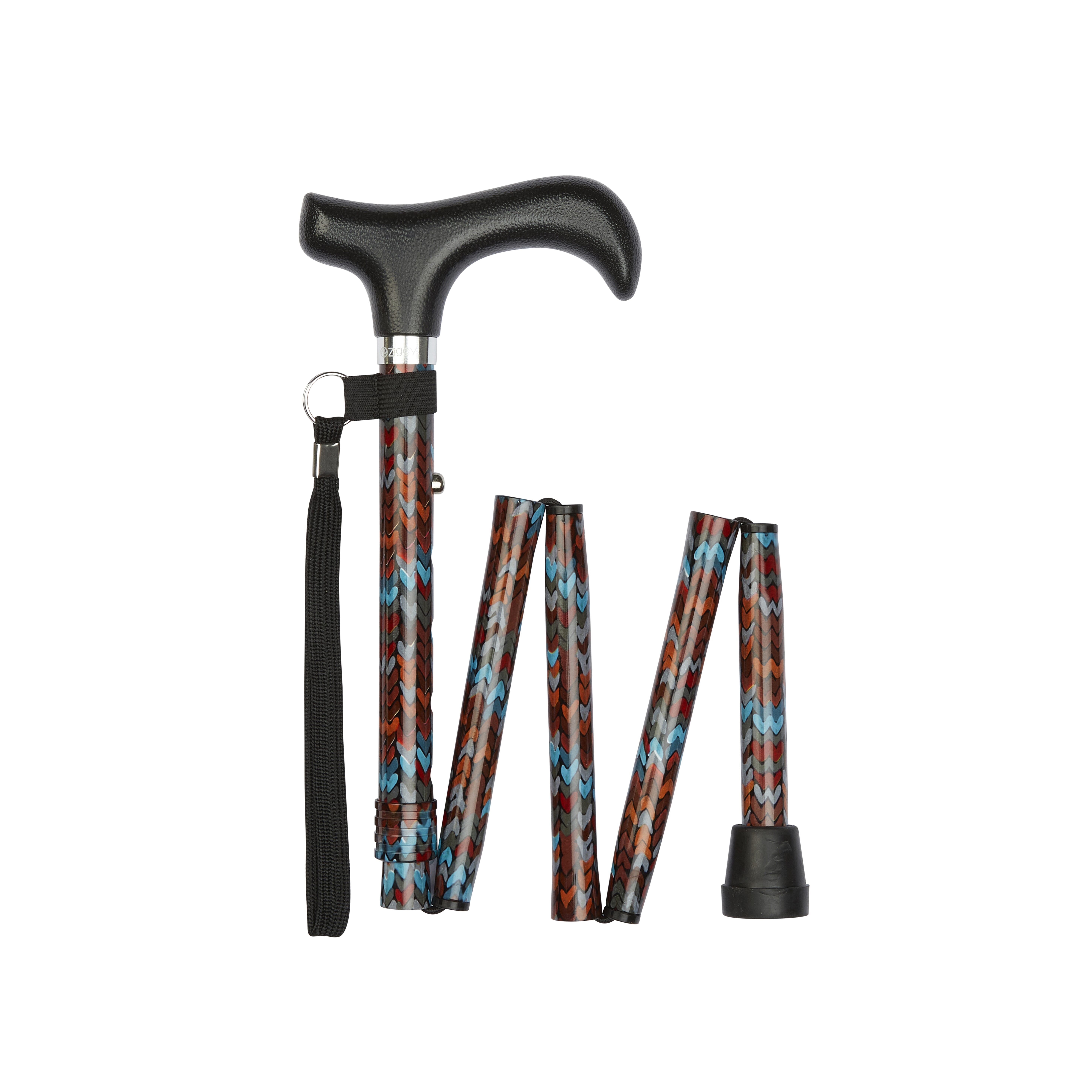 Canne de marche pliante courte