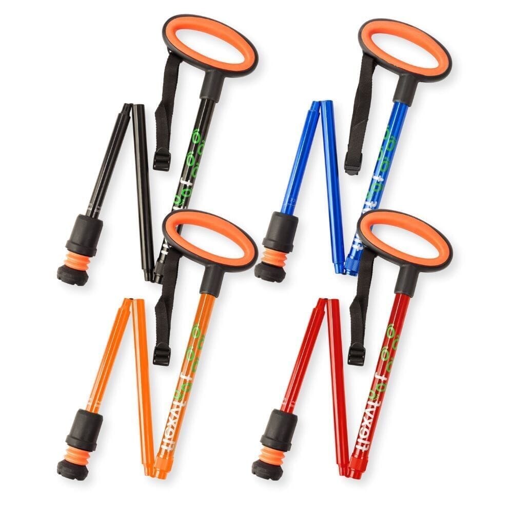 Canne de marche pliante Flexyfoot à poignée ovale