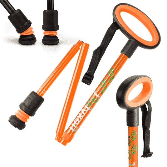 Canne de marche pliante Flexyfoot à poignée ovale