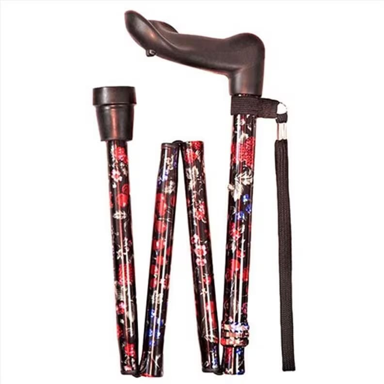 Canne de marche pliante - Motif fruits