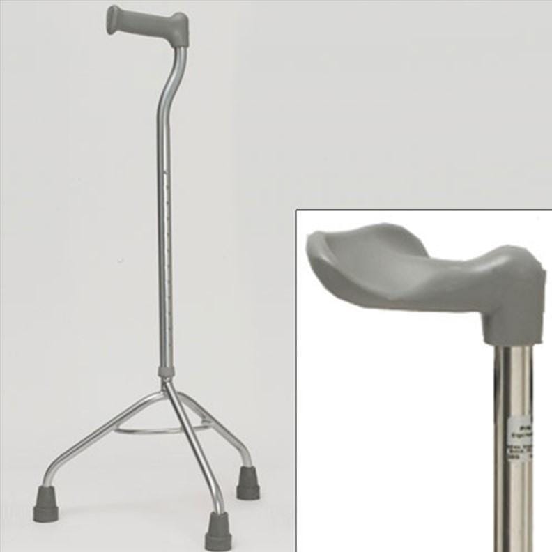 Canne de marche tripode avec large base - Gauchers
