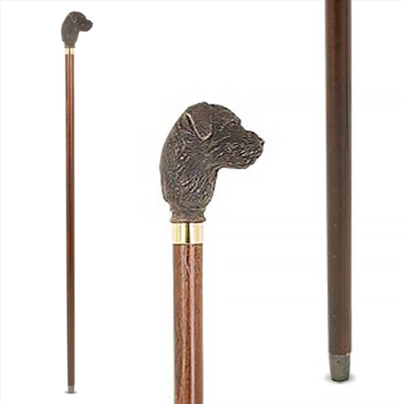 Canne décorative - pommeau Border Terrier