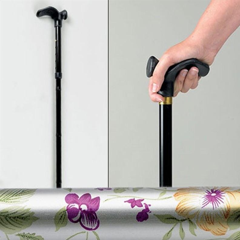 Canne ergonomique motif fleuri