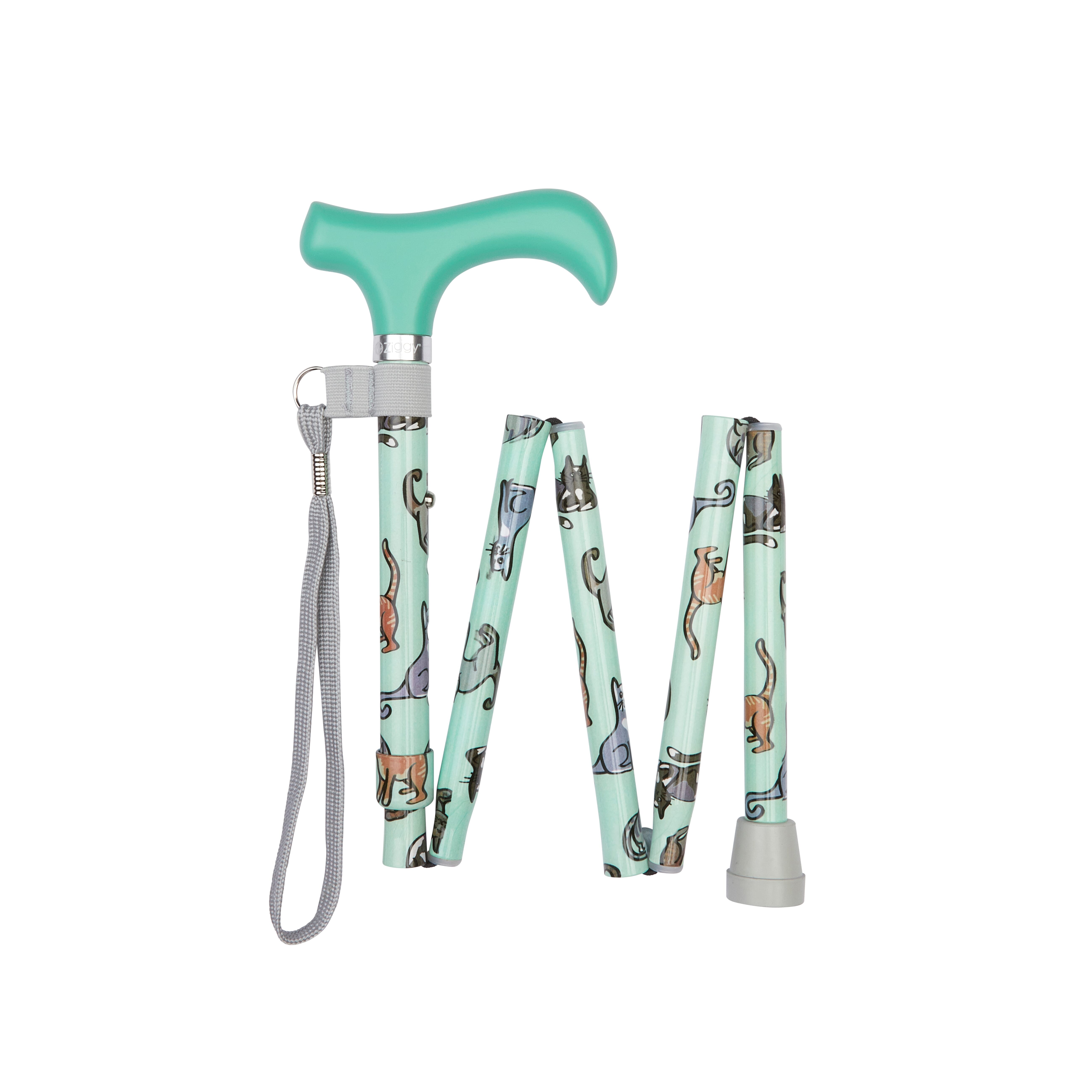 Canne pliante avec poignée Derby