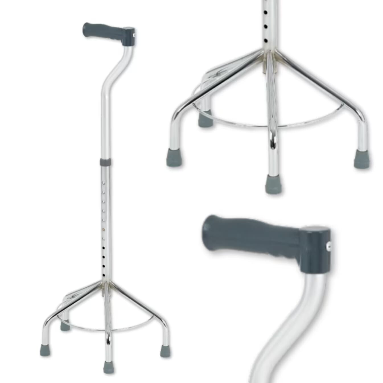 Canne quadripode à large base