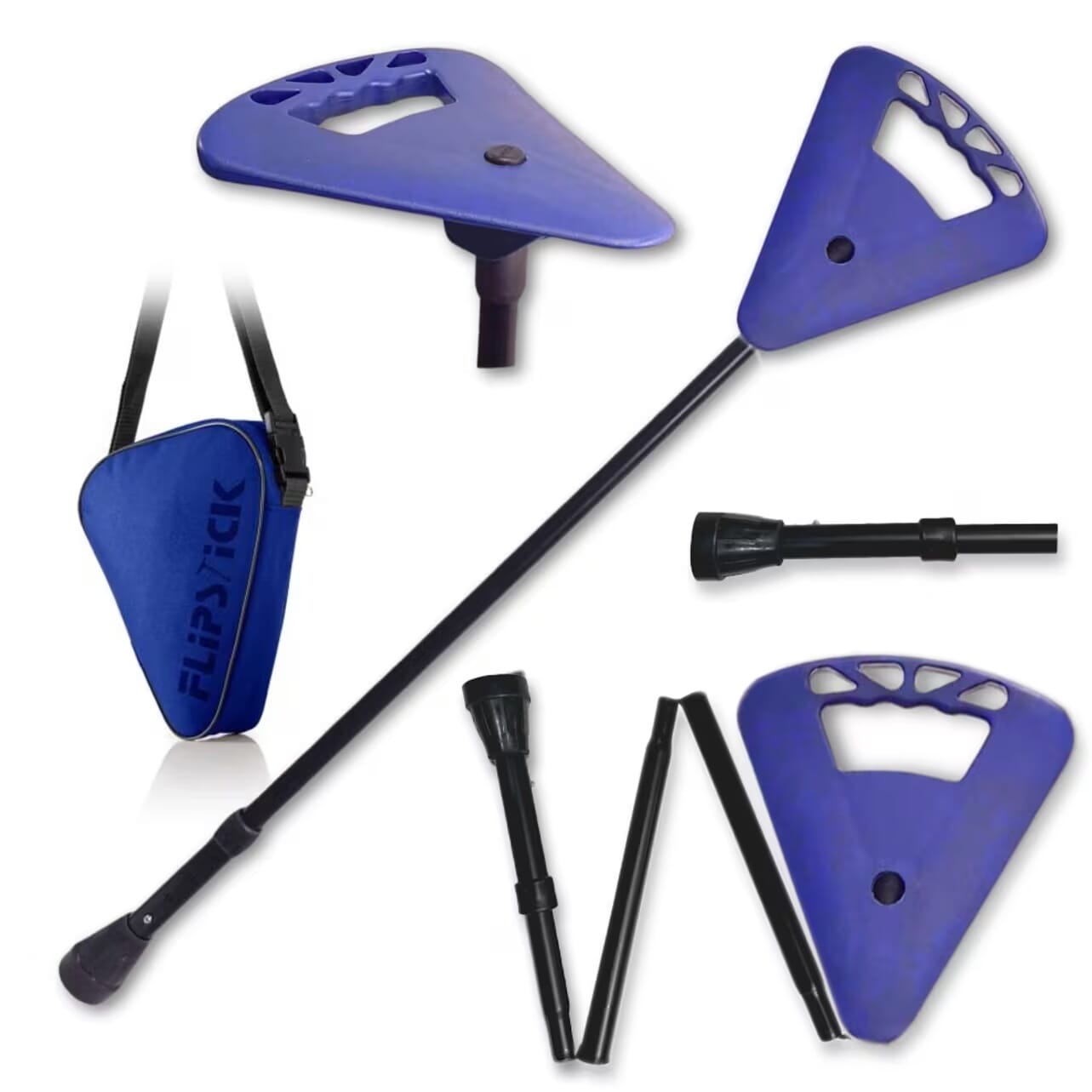 Canne-siège Flipstick pliable et réglable