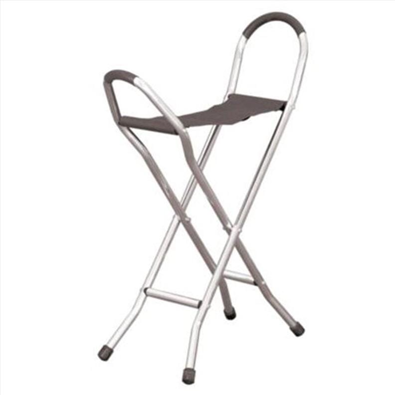 Canne-siège pliable