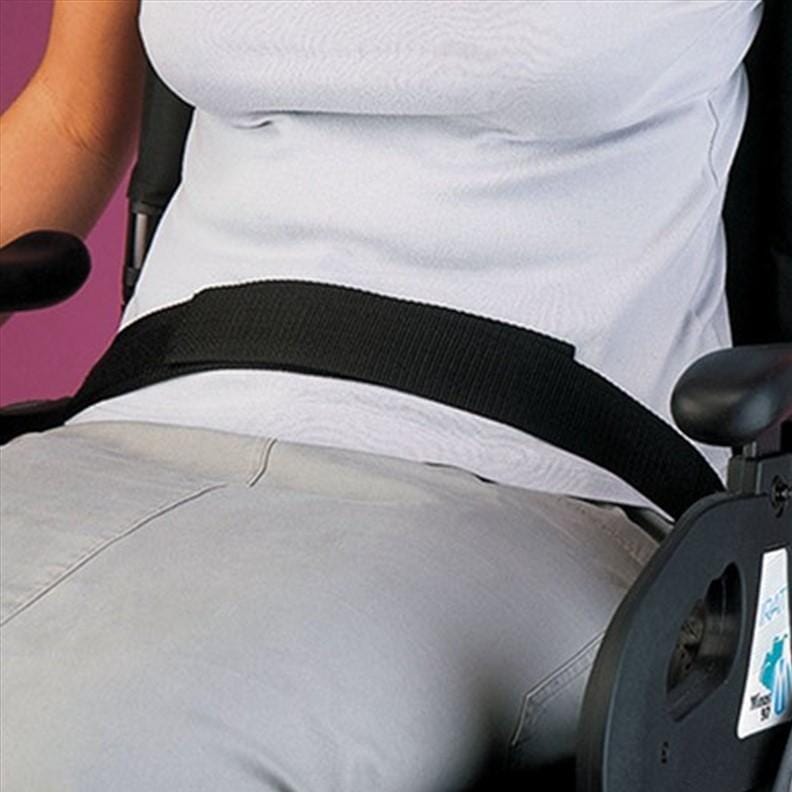 Ceinture de sécurité pour fauteuil roulant en velcro