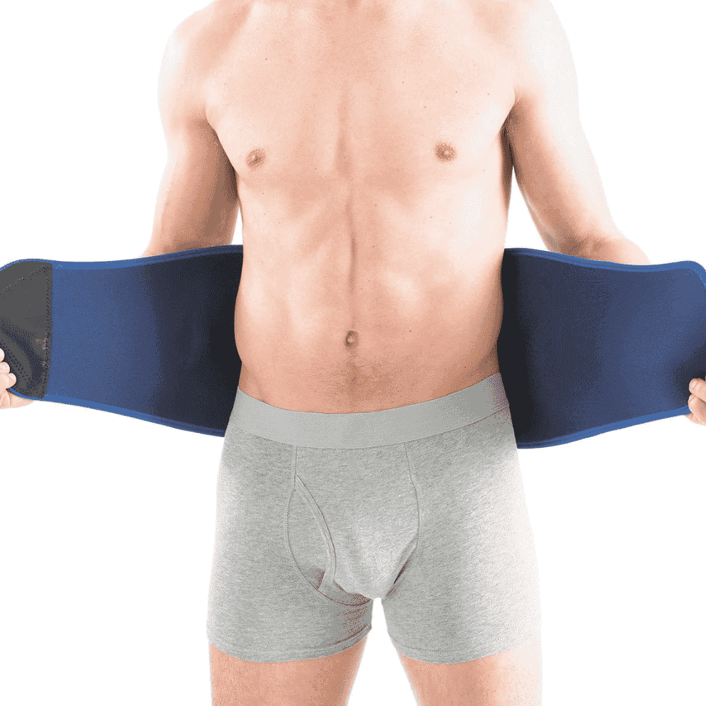 Ceinture de soutien lombaire avec renforts