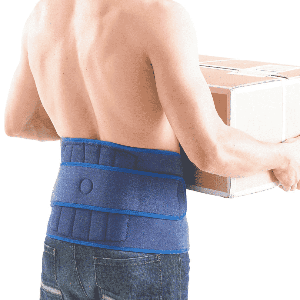 Ceinture de soutien lombaire avec renforts